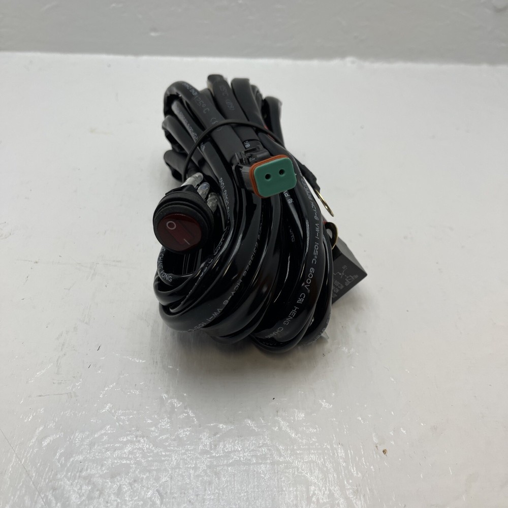 LED Light Bar Wiring Harness, DT 1, For 12V Lighting