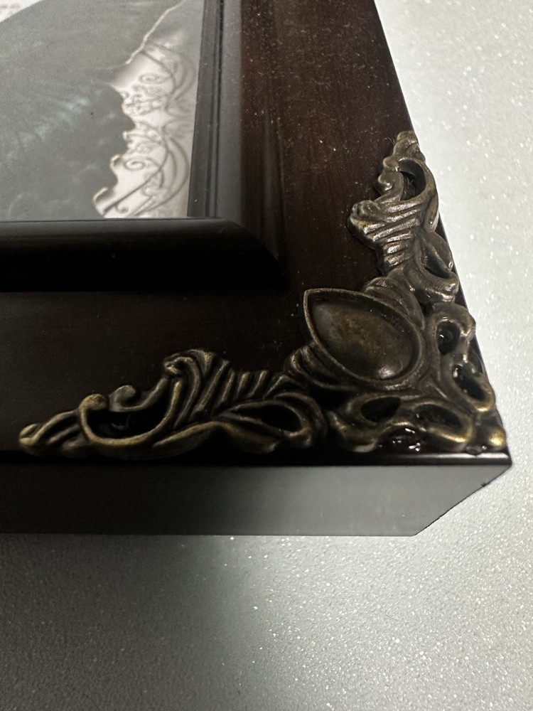 Goth Butterfly Display-bright Beautiful Blue-oddity