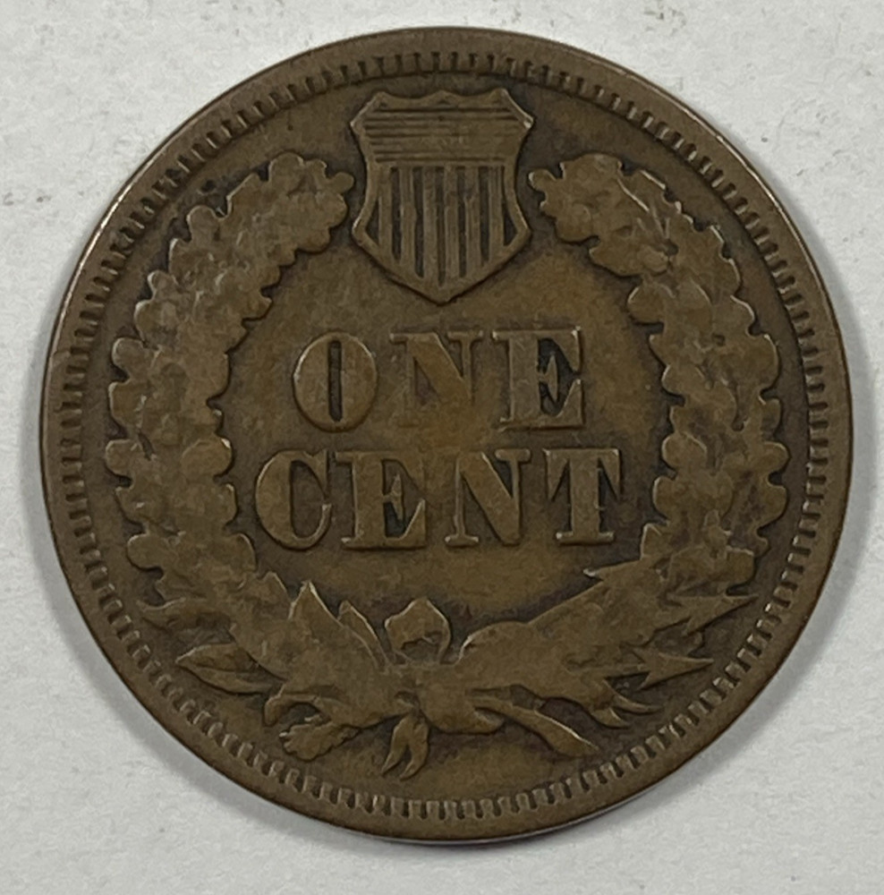 1868 Indian Cent .01. Perfect Fine.
