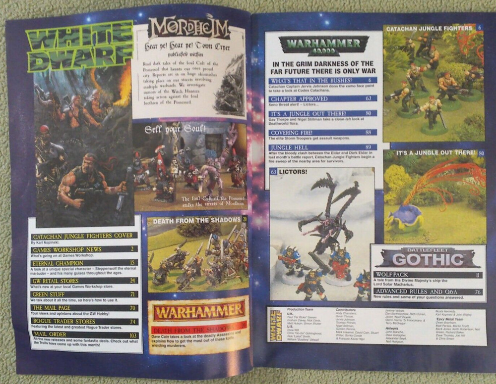 🎇 Warhammer WHITE DWARF Magazine Issue 242, March 2000 Old World + 40K 👌