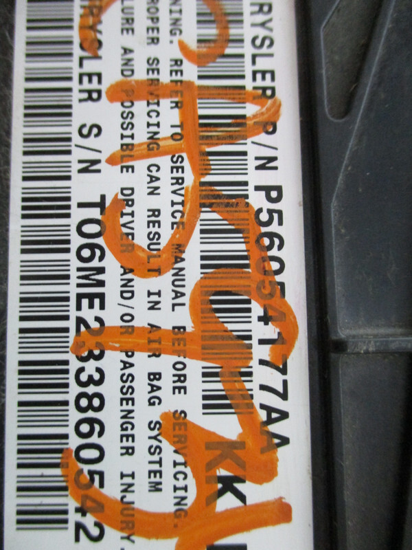 2009 LIBERTY SRS MODULE OEM