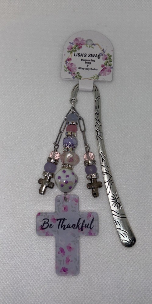 Handmade Christian Beaded Bling Bible Bookmark NWT