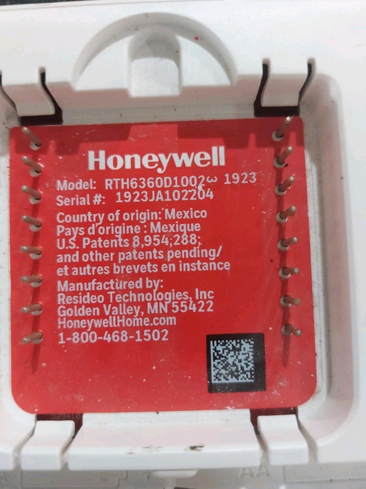 Honeywell RTH6360D 5-2 Day Programmable Thermostat