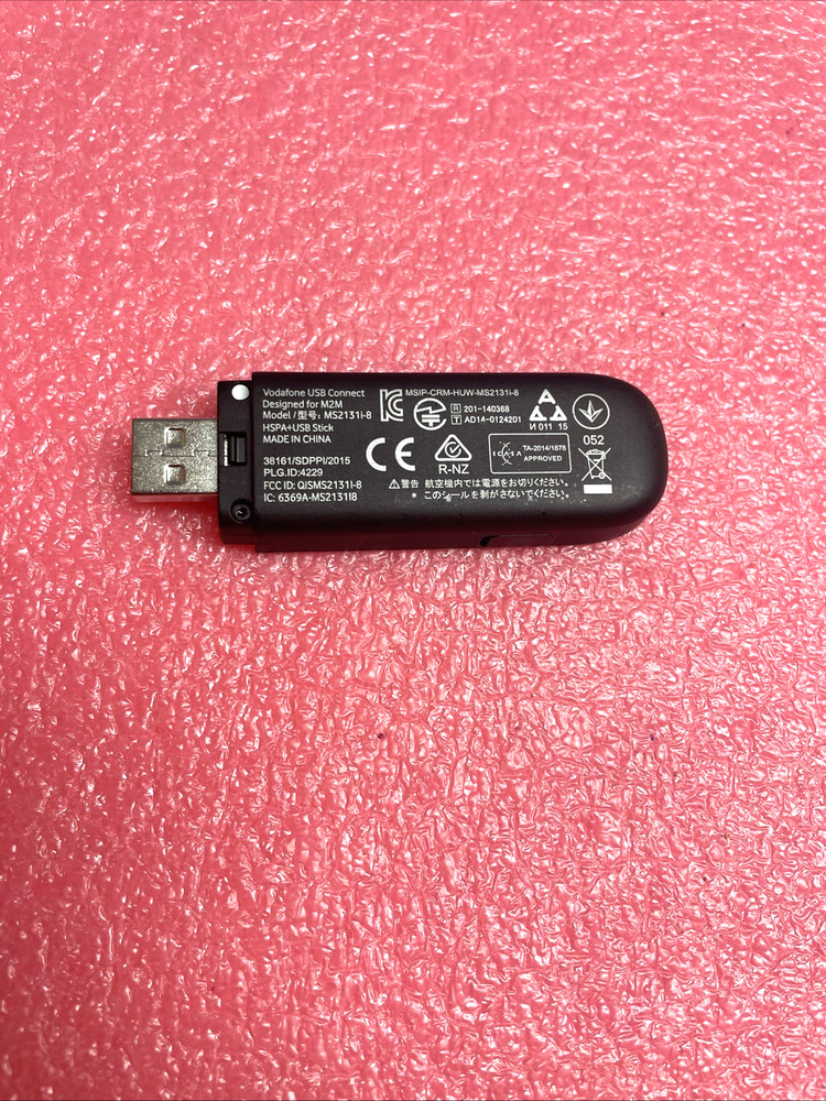 WORKING Vodafone - USB Connect MS2131i-8 Dongle Black / NO CABLE