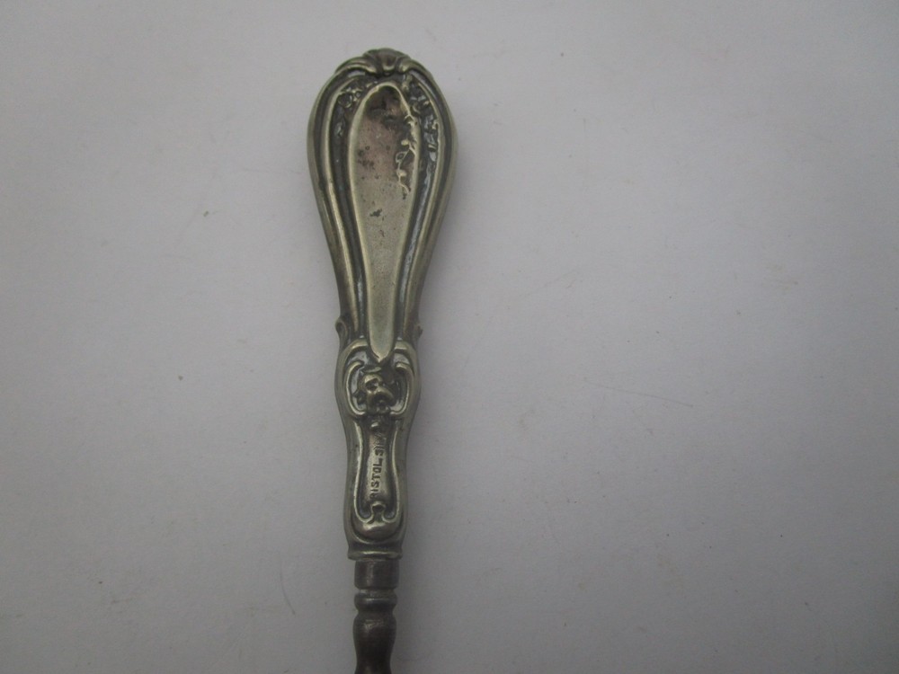 Antique Victorian Fancy Sterling Silver Button Hook