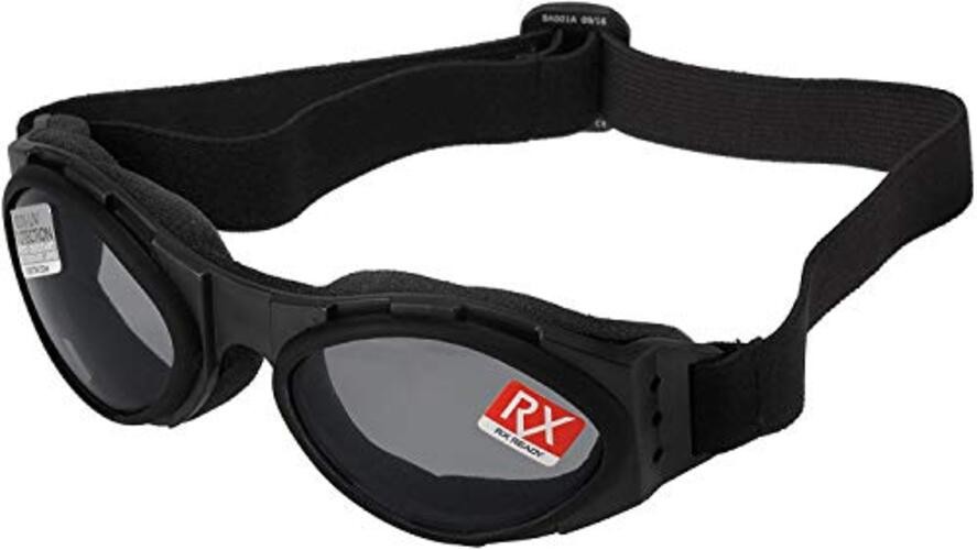Bugeye Goggles, Black Frame/Smoked Reflective Lens