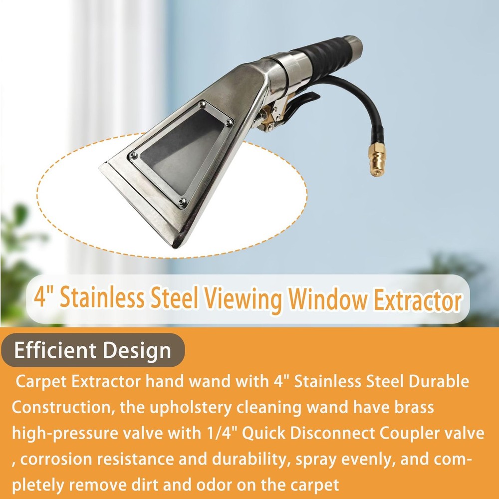 Extractors Upholstery Detailing Tool with Viewing Window Auto detailing tools