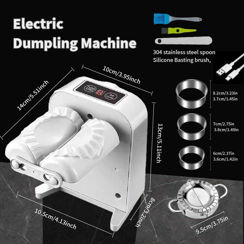 Electric Dumpling Machine Rechargeable Automatic Electric Dumpling Maker Mach...