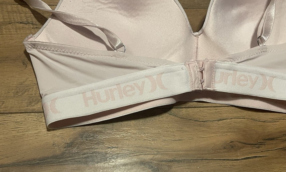 Hurley Wireless Light Pink Bra Size 34B