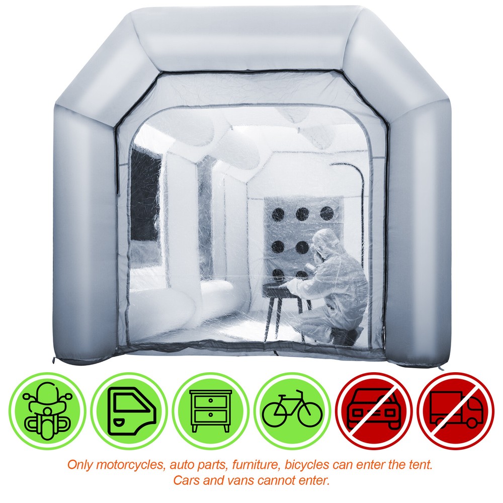 𝟐𝟎𝐱𝟏𝟎𝐱𝟗𝐅𝐭 Inflatable Paint Booth Portable Car Spray Booth