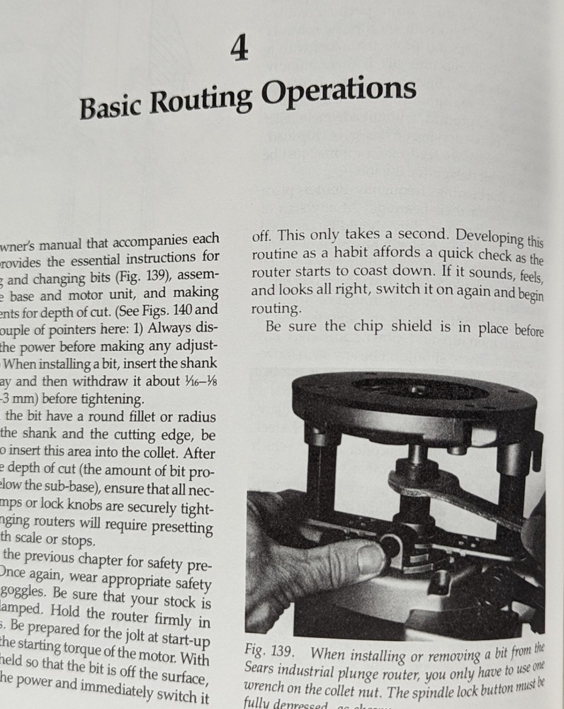***VINTAGE 1992 SEARS CRAFTSMAN ROUTER HANDBOOK***BASIC & ADVANCED TECHNIQUES