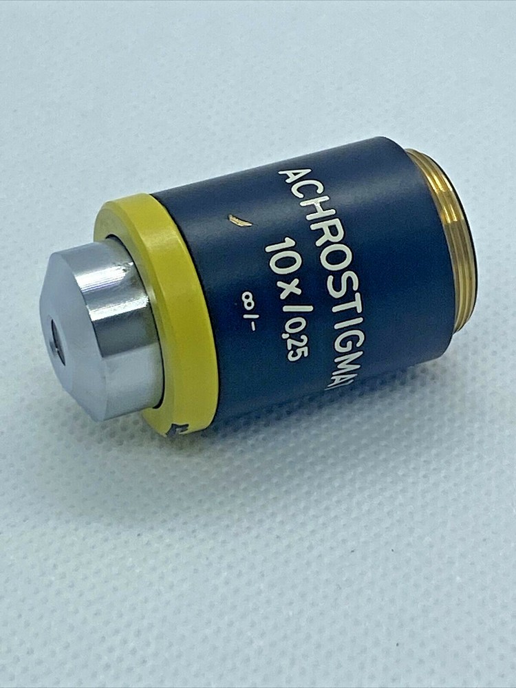 Zeiss ACHROSTIGMAT 10x /0.25 Infinity Microscope Objective