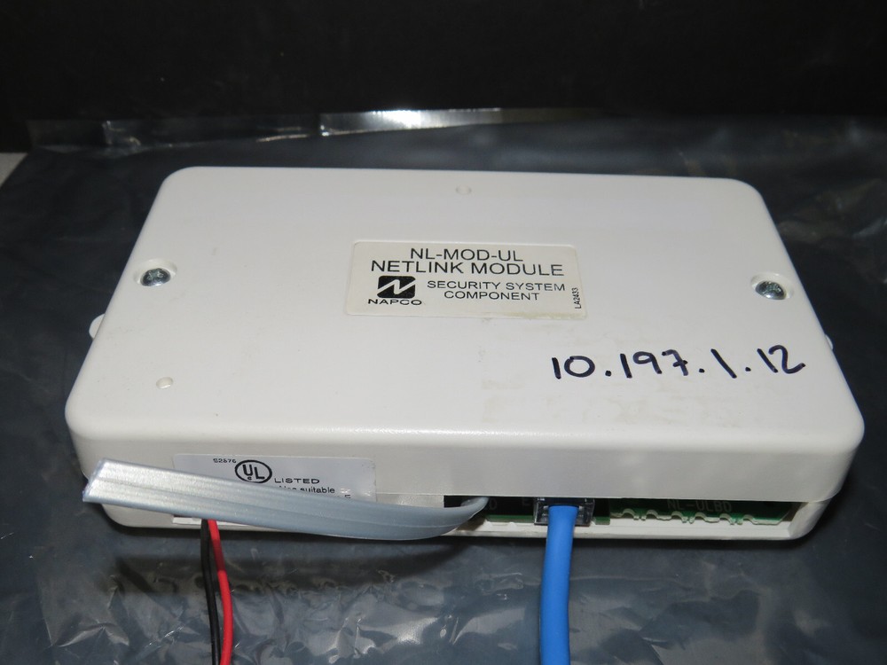 NAPCO NL-MOD-UL NETLINK INTERNET COMMUNICATIONS CONNECTION MODULE CONTROLLER