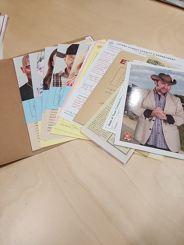 Unsolved Case Files Cold Case Murder Mystery Game BUDDY EDMUNDS