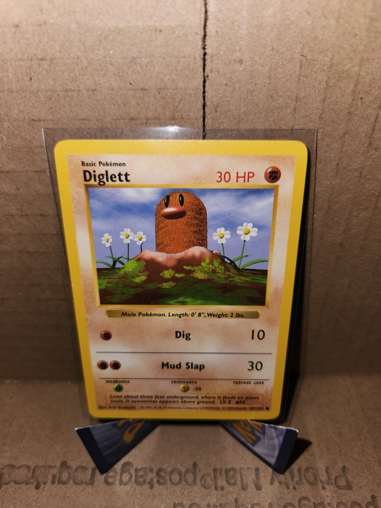 Diglett 047/102 Base Set (Shadowless) Regular
