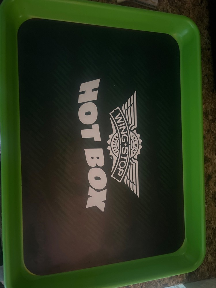 Wingstop Hot Box Meal Rolling Tray