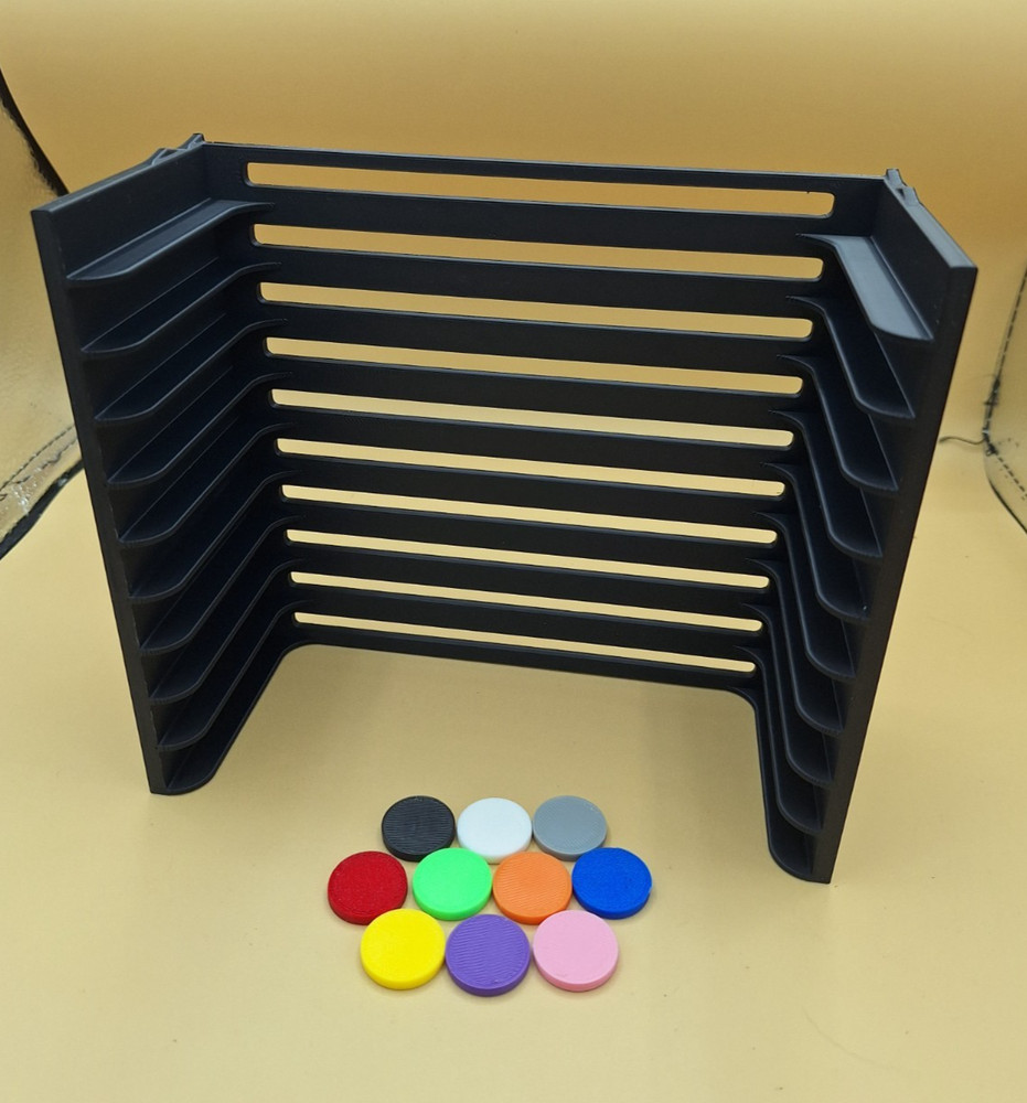 Nintendo Switch Game Case Vertical Stackable Tray 5, 10, or 15 Slots, 3D Printed