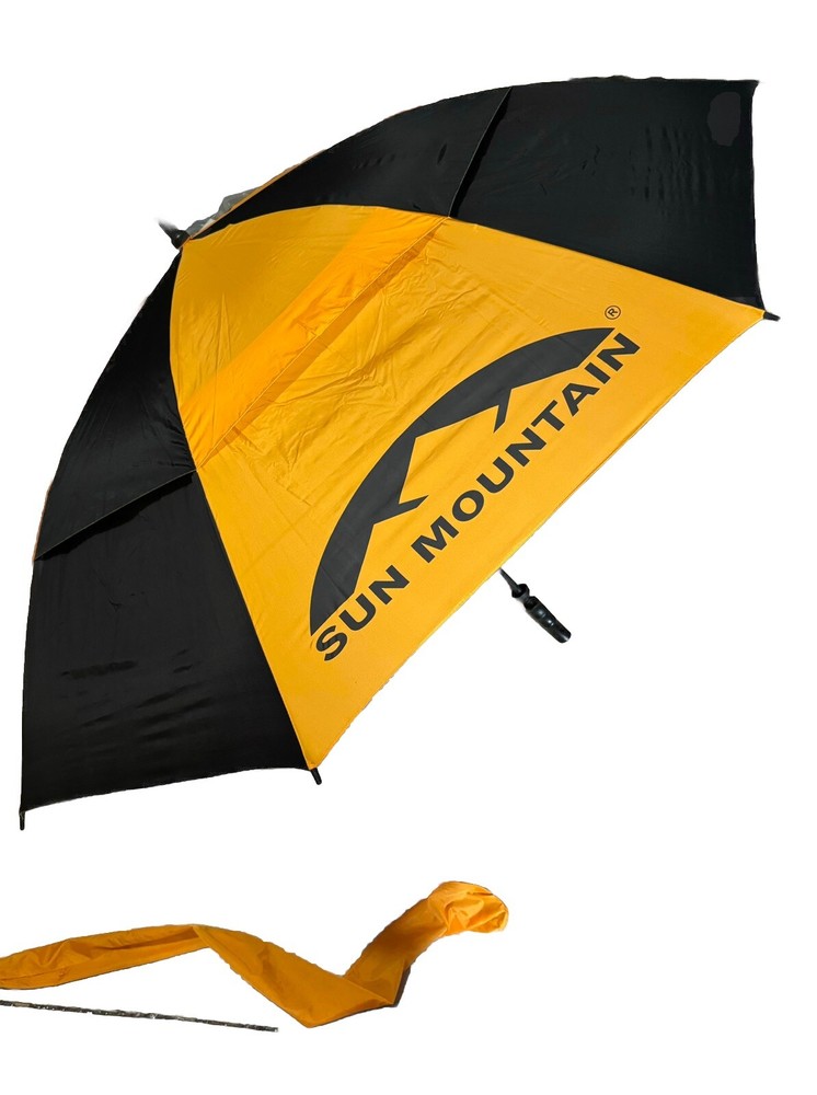 Sun Mountain Golf Umbrella Black/yellow