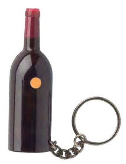 Wine Bottle Key Chain Light