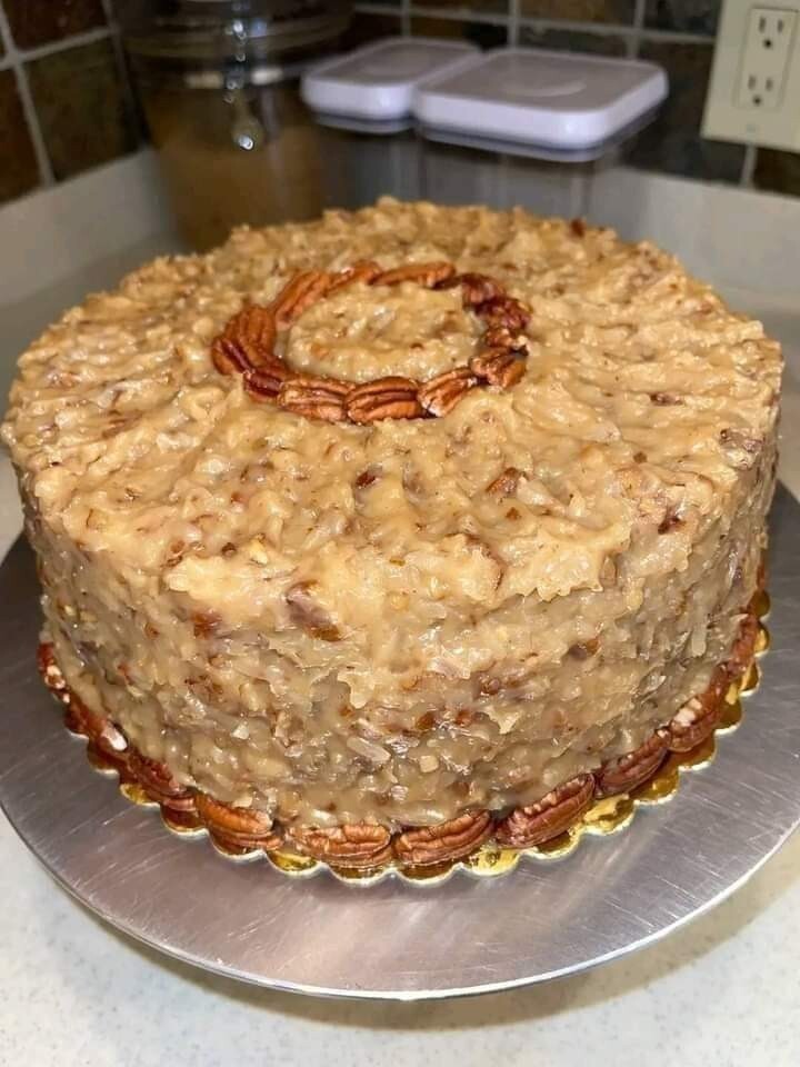 German Chocolate Cake 3 Layers