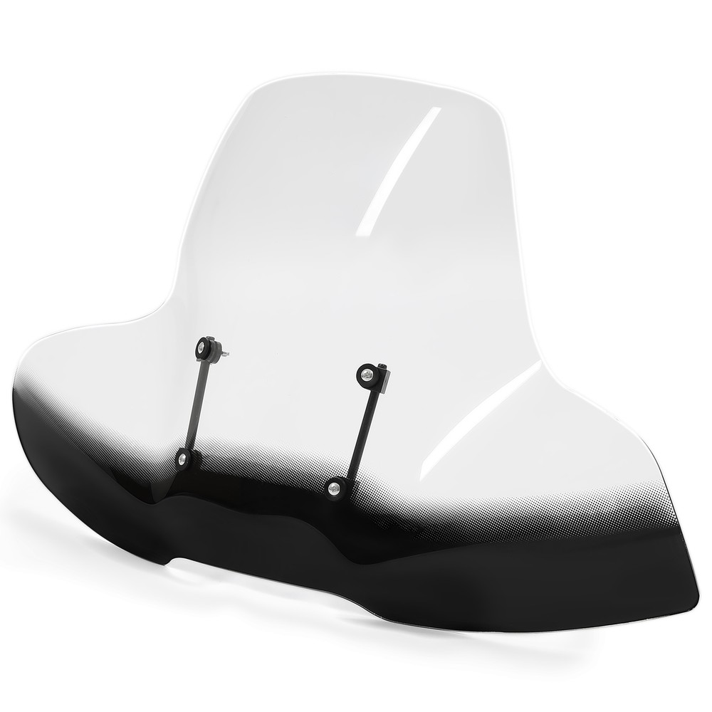 2-Tone Large Windshield Windscreen Screen Protector For ATV Motorcycle Harley