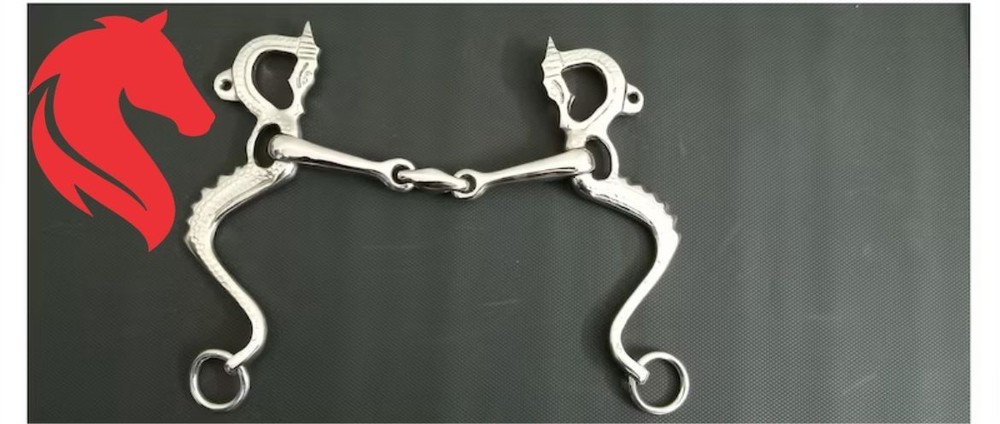 Fancy Premium Brass Dragon Horse Bit Custom Handmade Equestrian Training & Perfo