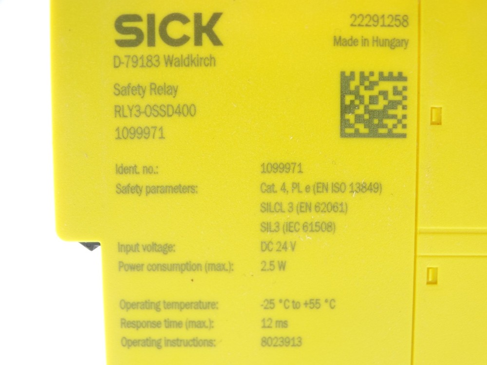 SICK RLY3-OSSD400 RELAY