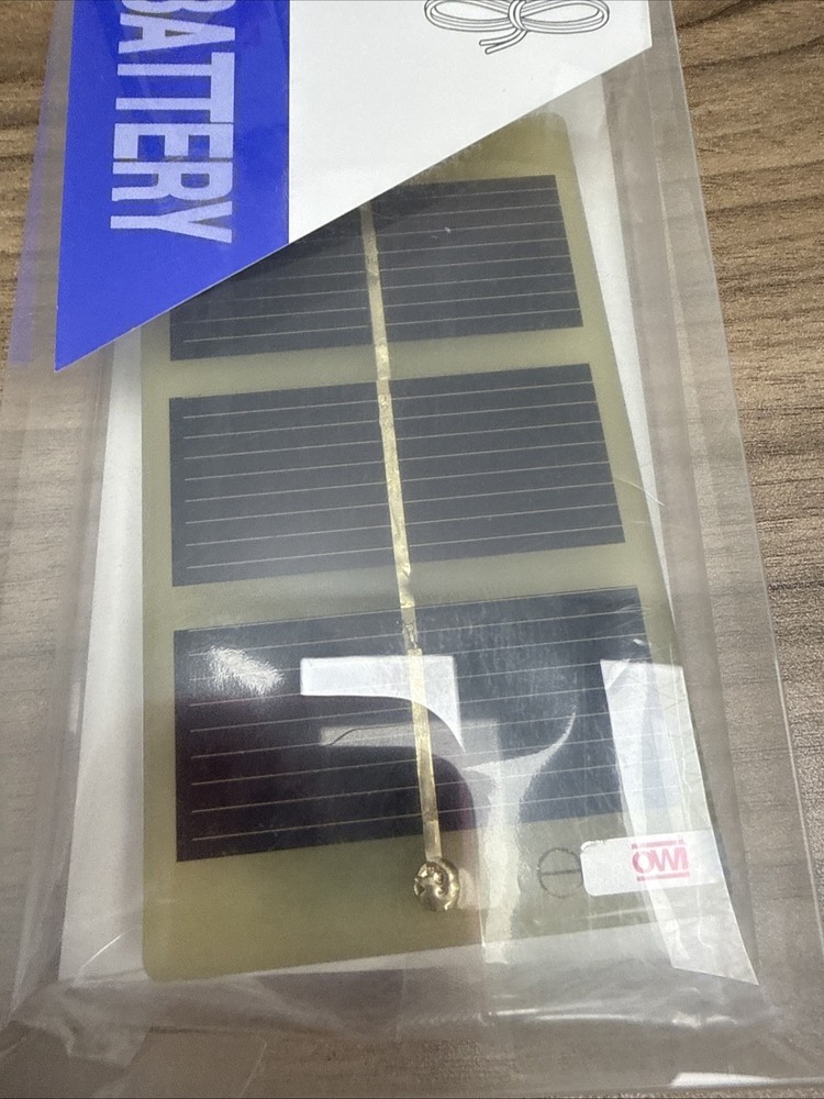 OWI Solar Battery OWI-608-06 Beginner's Experience