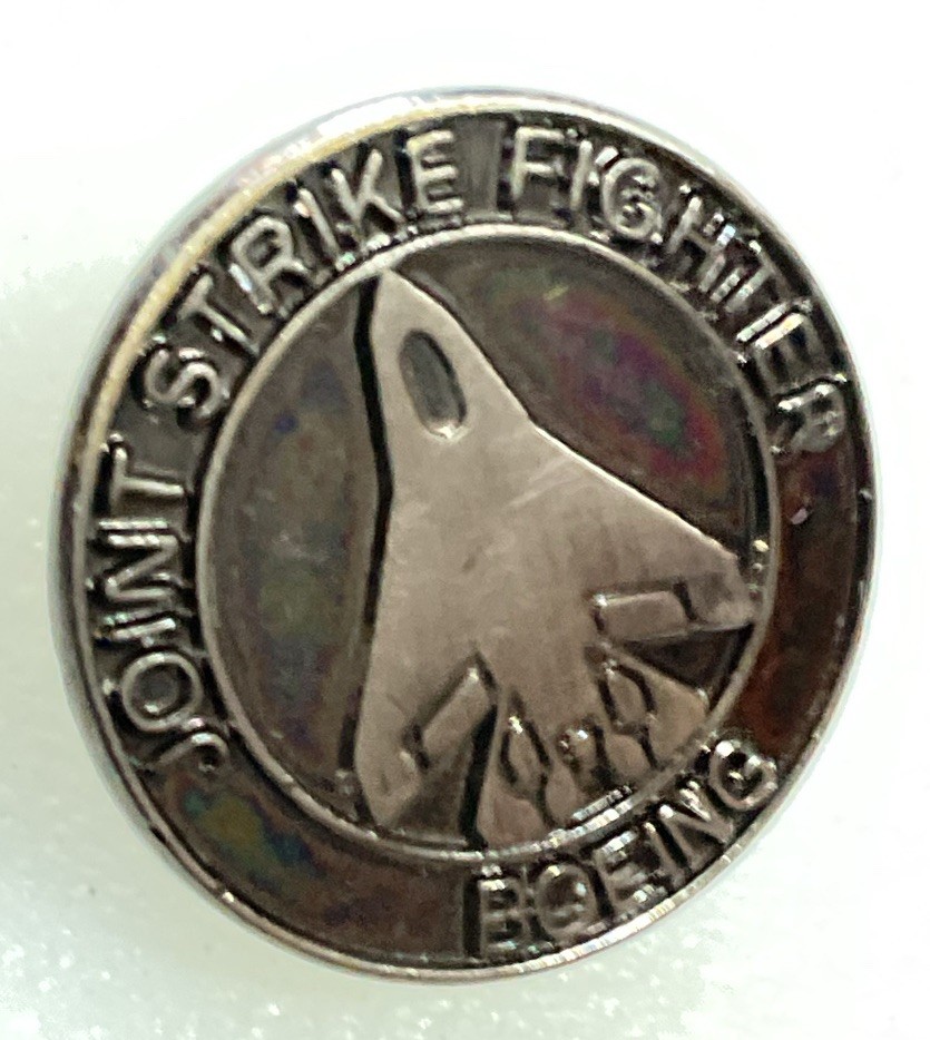 Boeing Joint Strike Fighter Blacked Out Pin DA3