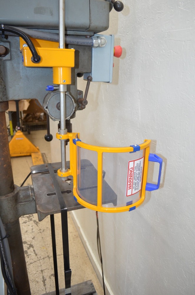 Nice Clausing 15" Variable Speed Floor Drill Press w/ Pro Tech Systems Shield