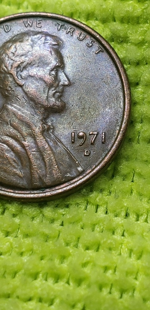 RARE 1971 “D” Lincoln Memorial Penny Error