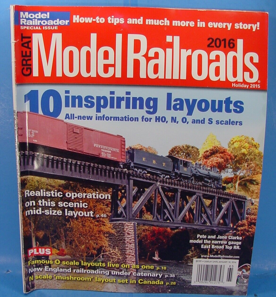 GREAT MODEL RAILROADS 2016 MODEL RAILROADER SPECIAL ISSUE 10 INSPIRING LAYOUTS