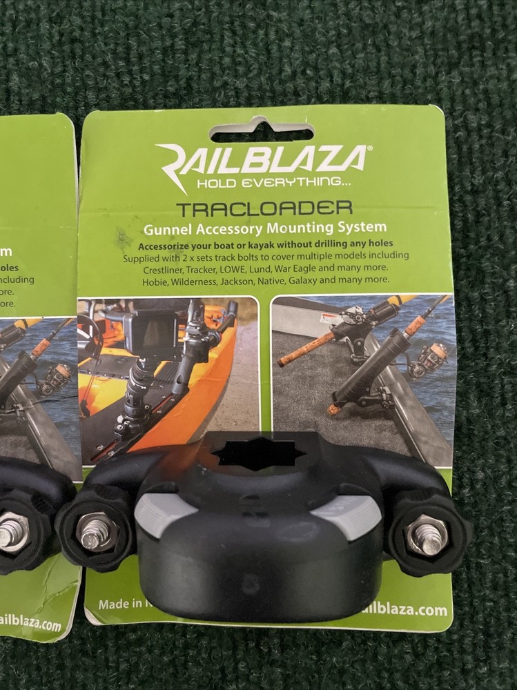 2 Each Railblaza TrackLoader SidePort SureMount #03-4128-11. 1