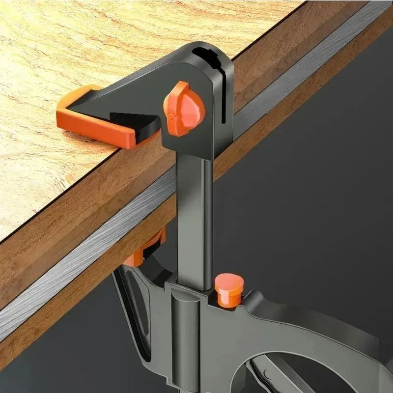 2PCS 4" Woodworking Bar Clamp Quick Release Ratchet Clip Set