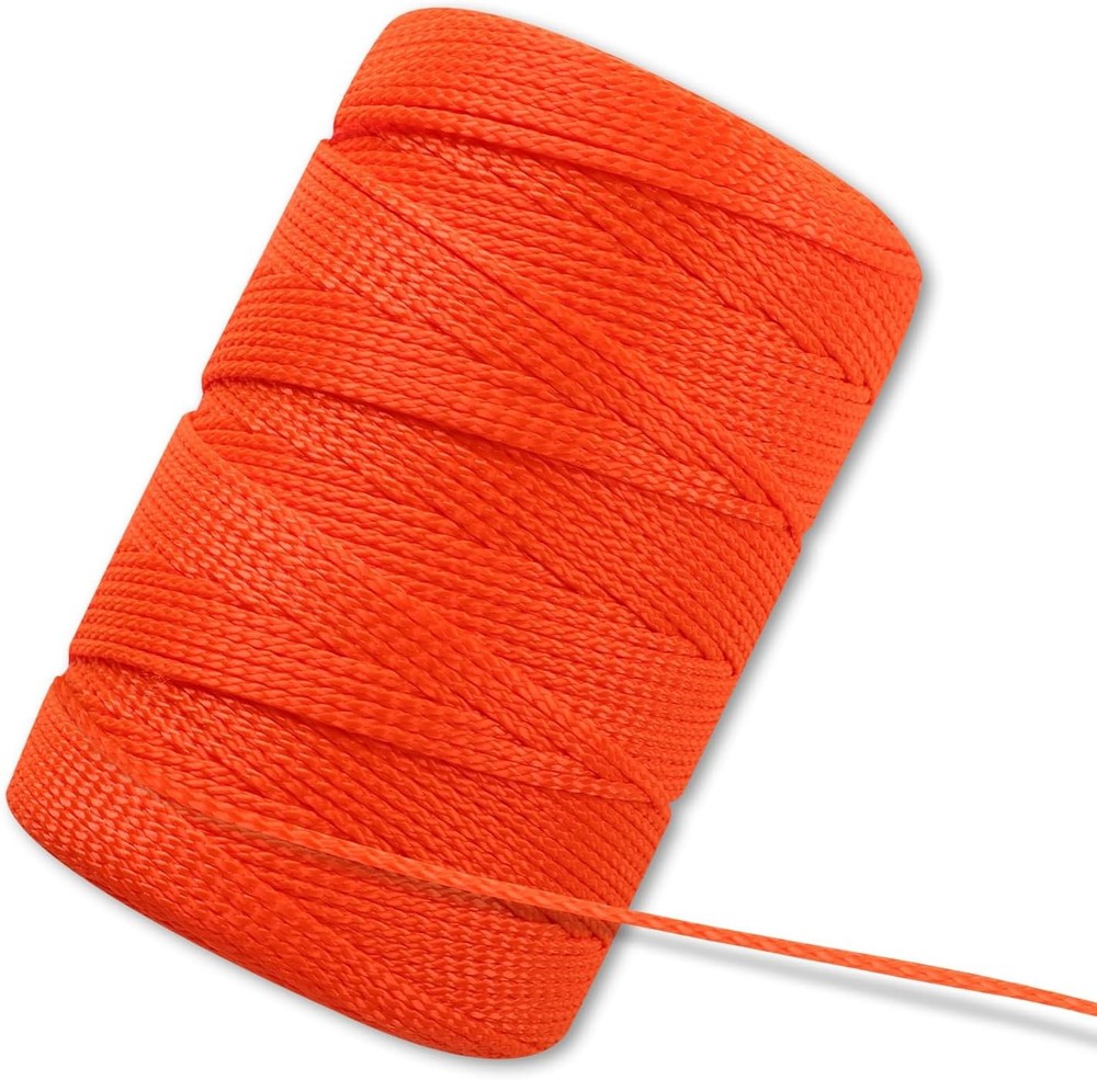 Romeda Mason Line #18, 500 Ft Orange String, Construction Twine for