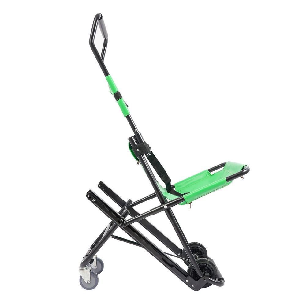 Foldable Emergency Stair Chair with Wheels - Portable Transport Solution