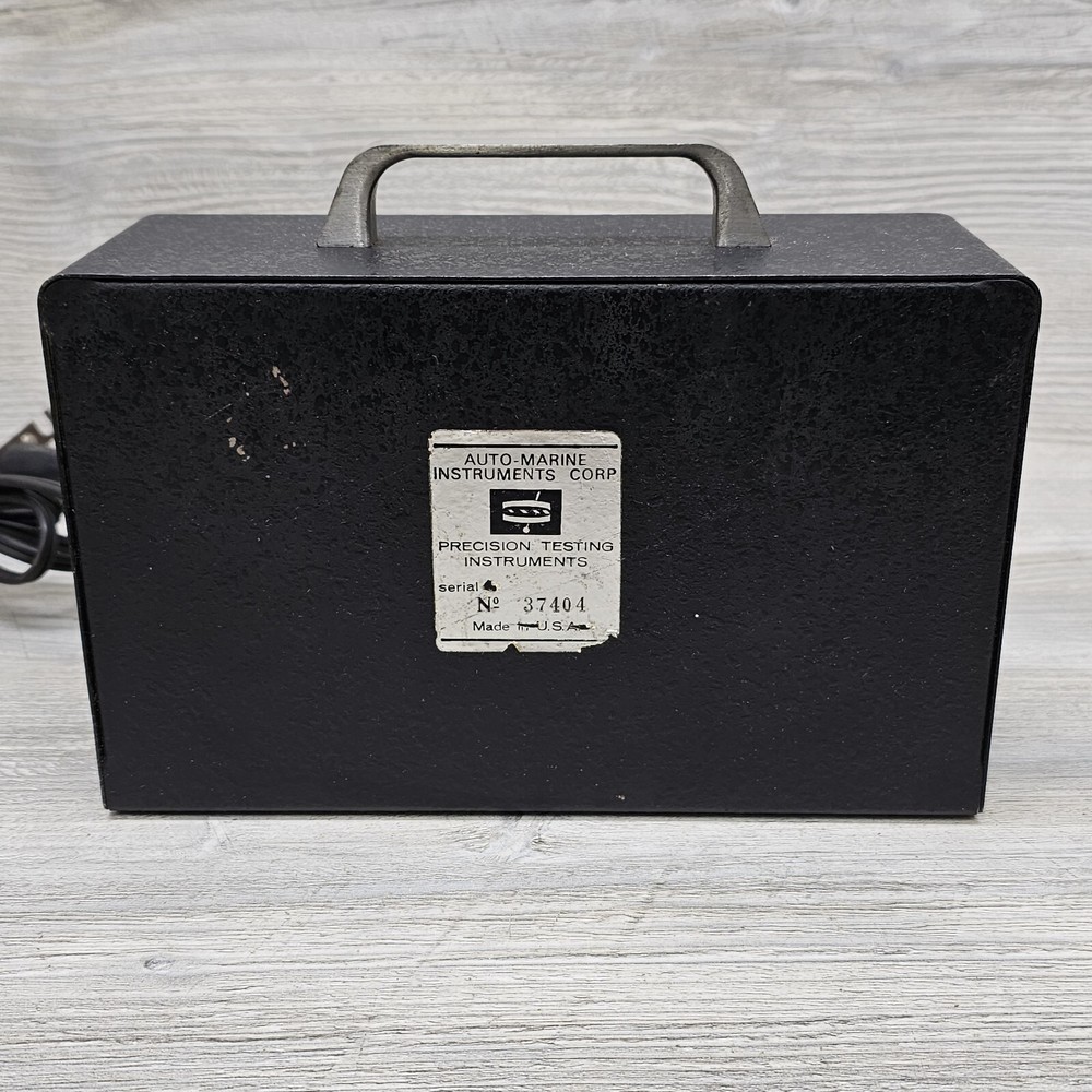 Deluxe Auto Analyzer Model 8555 Auto-Marine Instruments Corp Precision Testing