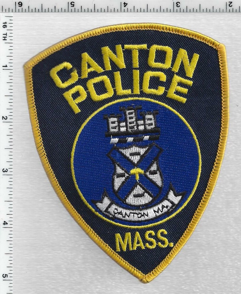 Canton Police (Massachusetts) 4th Issue Shoulder Patch