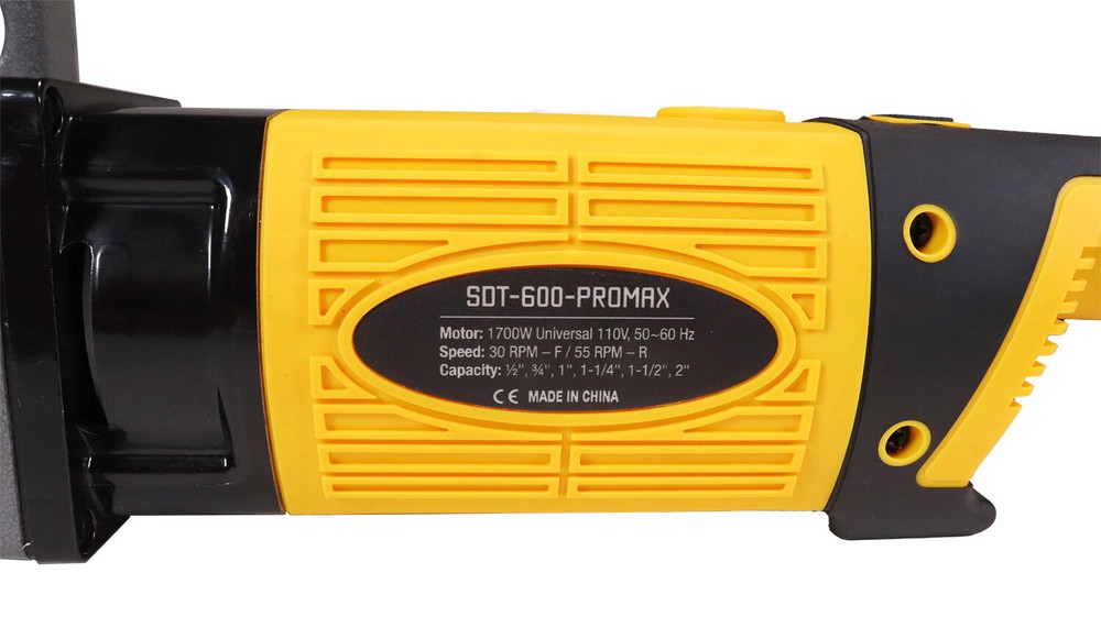 Steel Dragon Tools® 600 PRO MAX 1/2 in. - 2 in. Handheld Power Pipe Threader