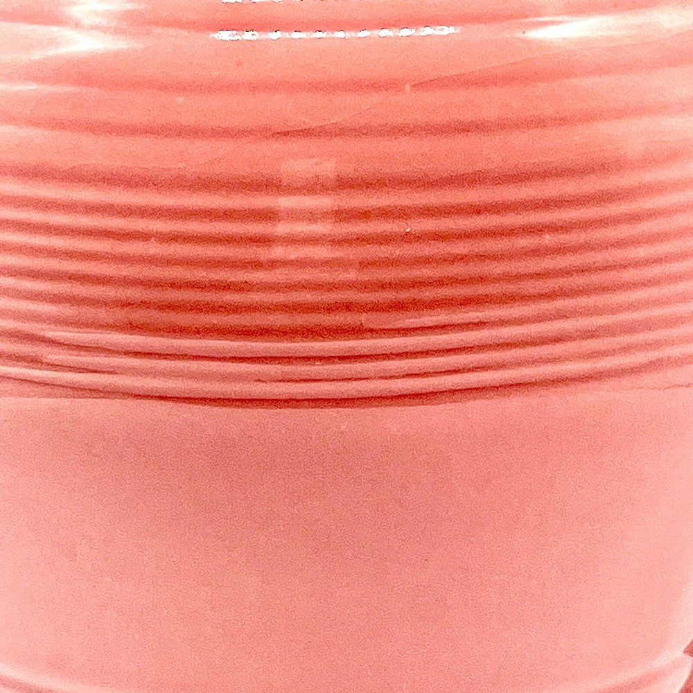 Sonoma Ceramic 64 oz Ringed Pattern Beverage Pitcher Coral/Pink Home Goods