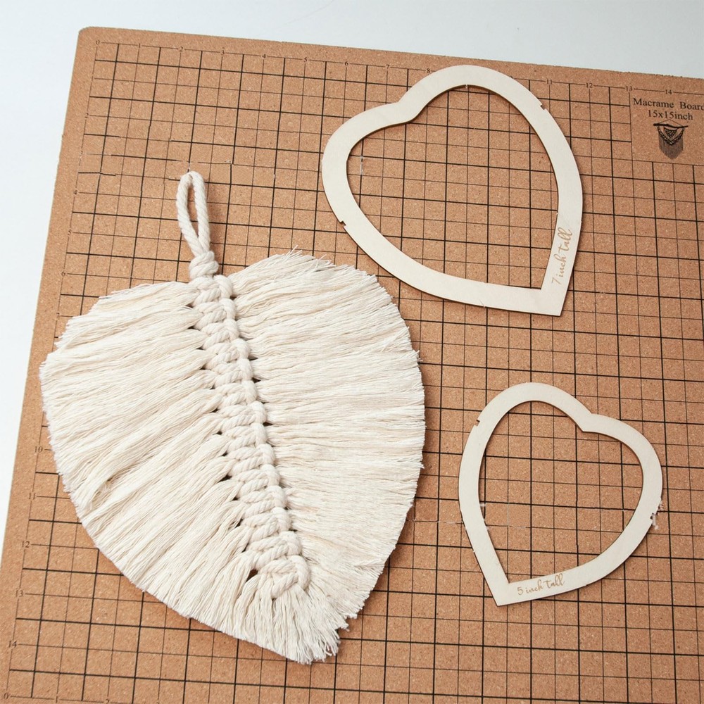 Macrame Leaf Template, 1 Pack Cutting Template Macrame Wall Hanging Tool Macr...