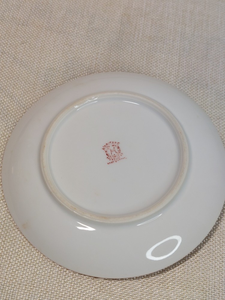 Noritake Vintage Lemon Dish Finger Handle Hand Painted Lusterware 5.5”D