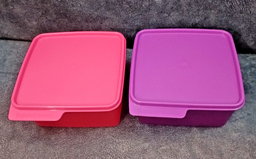 Tupperware Keep Tab Medium Rectangle Dry Storage Container Set 1.2 ltr