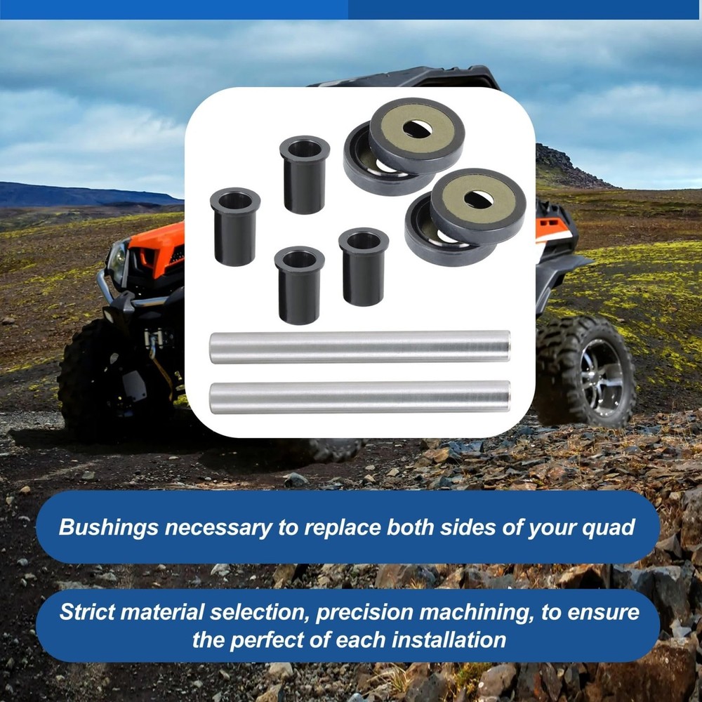 Both Sides Front Upper and Lower A Arm Bushing Kit Replacement for Honda Fore...