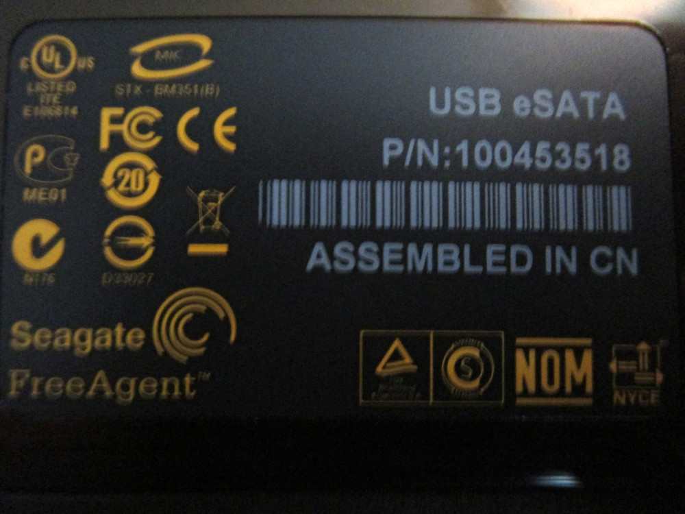 Seagate Free Agent Pro USB Hard Drive USB 250 GB - Tested