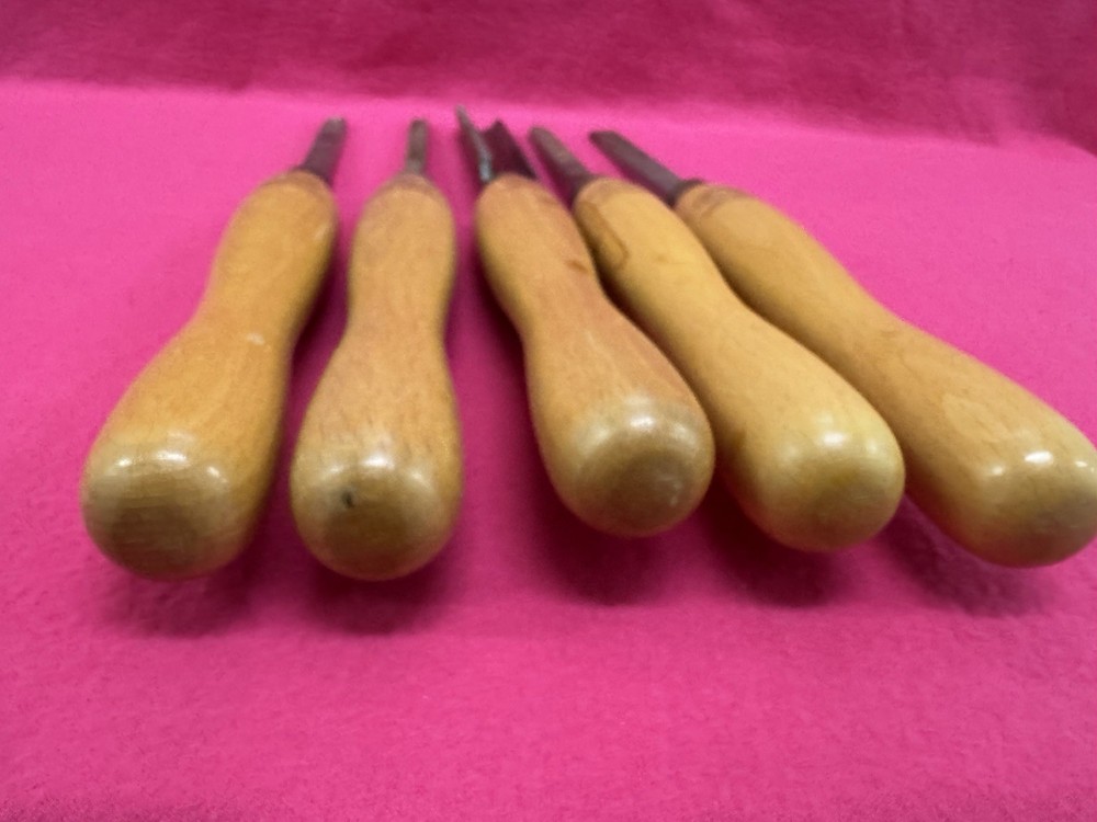 Crown Handmade 5 Piece Full Size Woodturning Set.