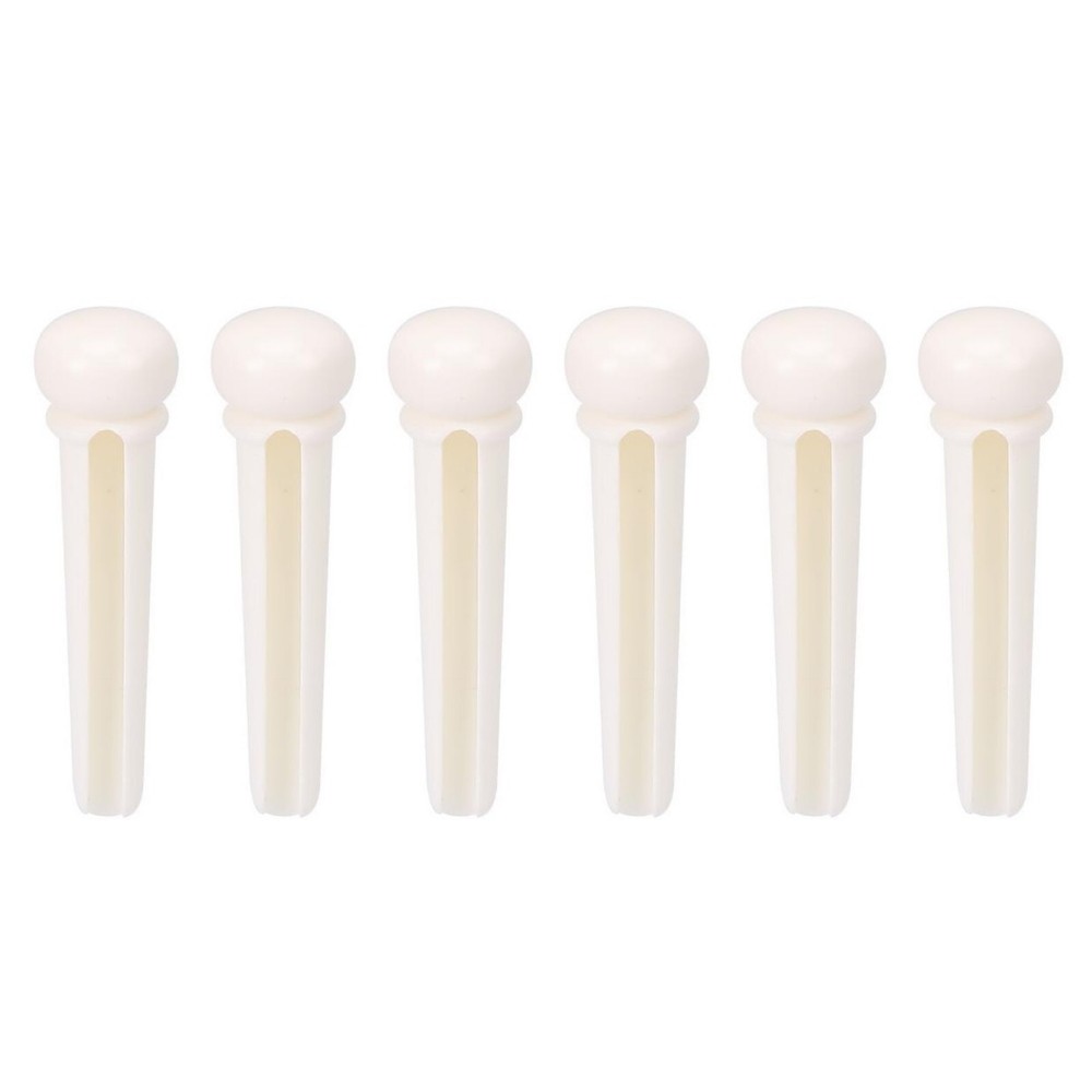 30x Bone Guitar Bridge Pin String Peg Luthier Nut Saddle