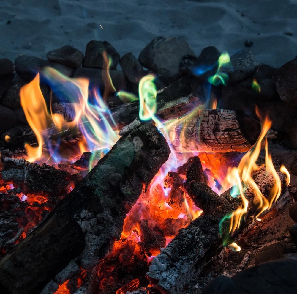 Mystical Fire Color Changing Packets Pits Campfire Long-Lasting Regular