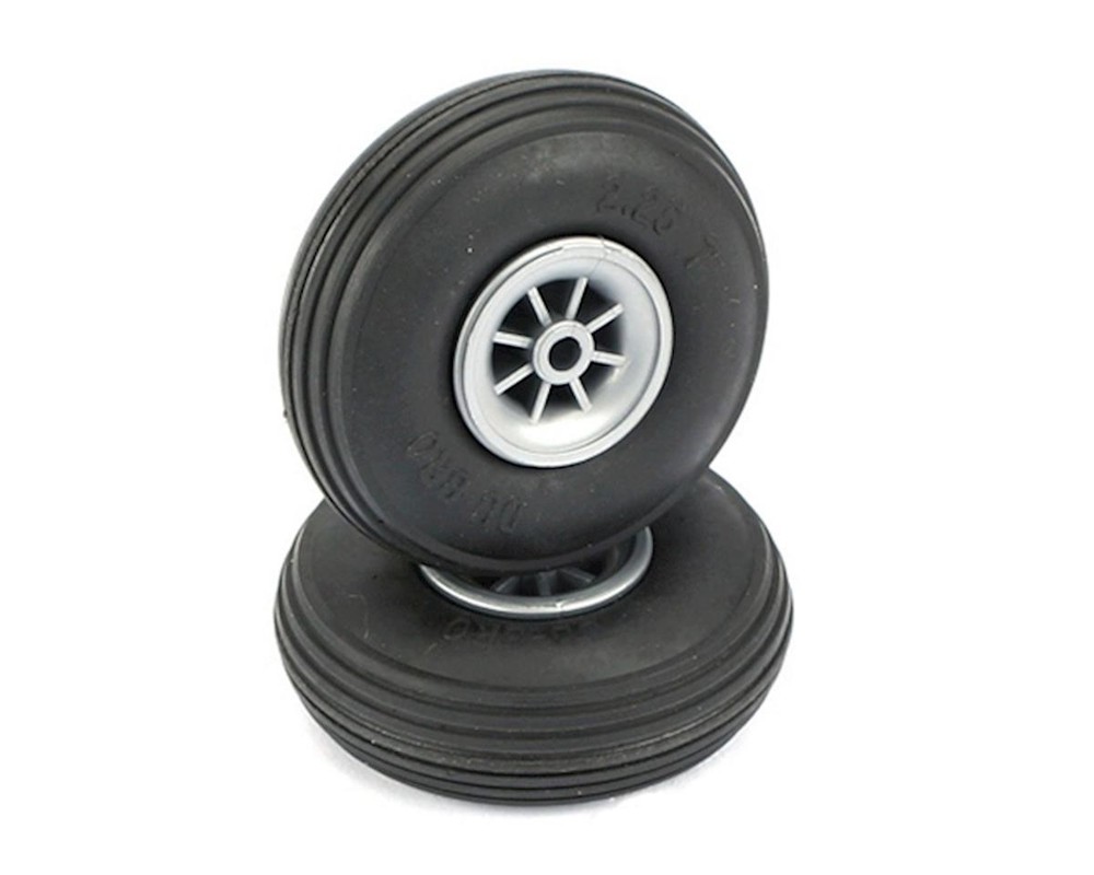 DuBro Treaded Wheels, 2-1/4" [DUB225T]