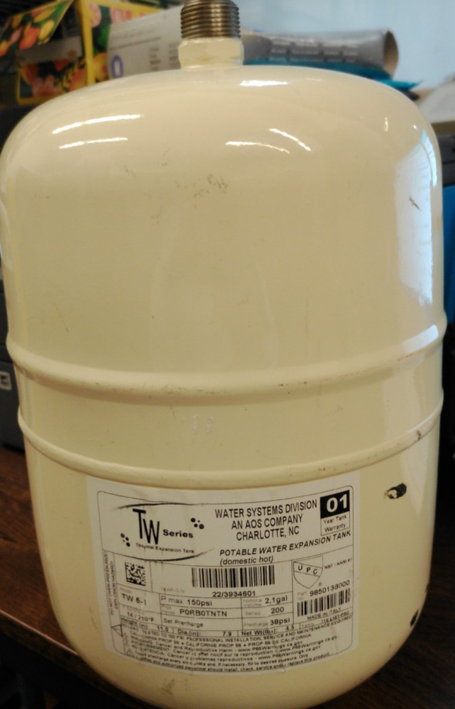 Portable Water Expansion Tank Model-TW 5-1